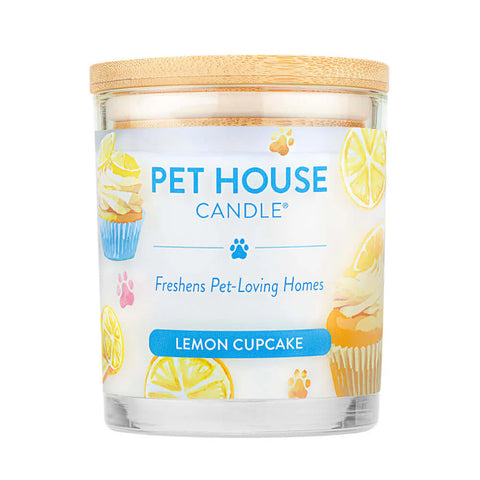 Pet House-Lemon Cupcake Candle